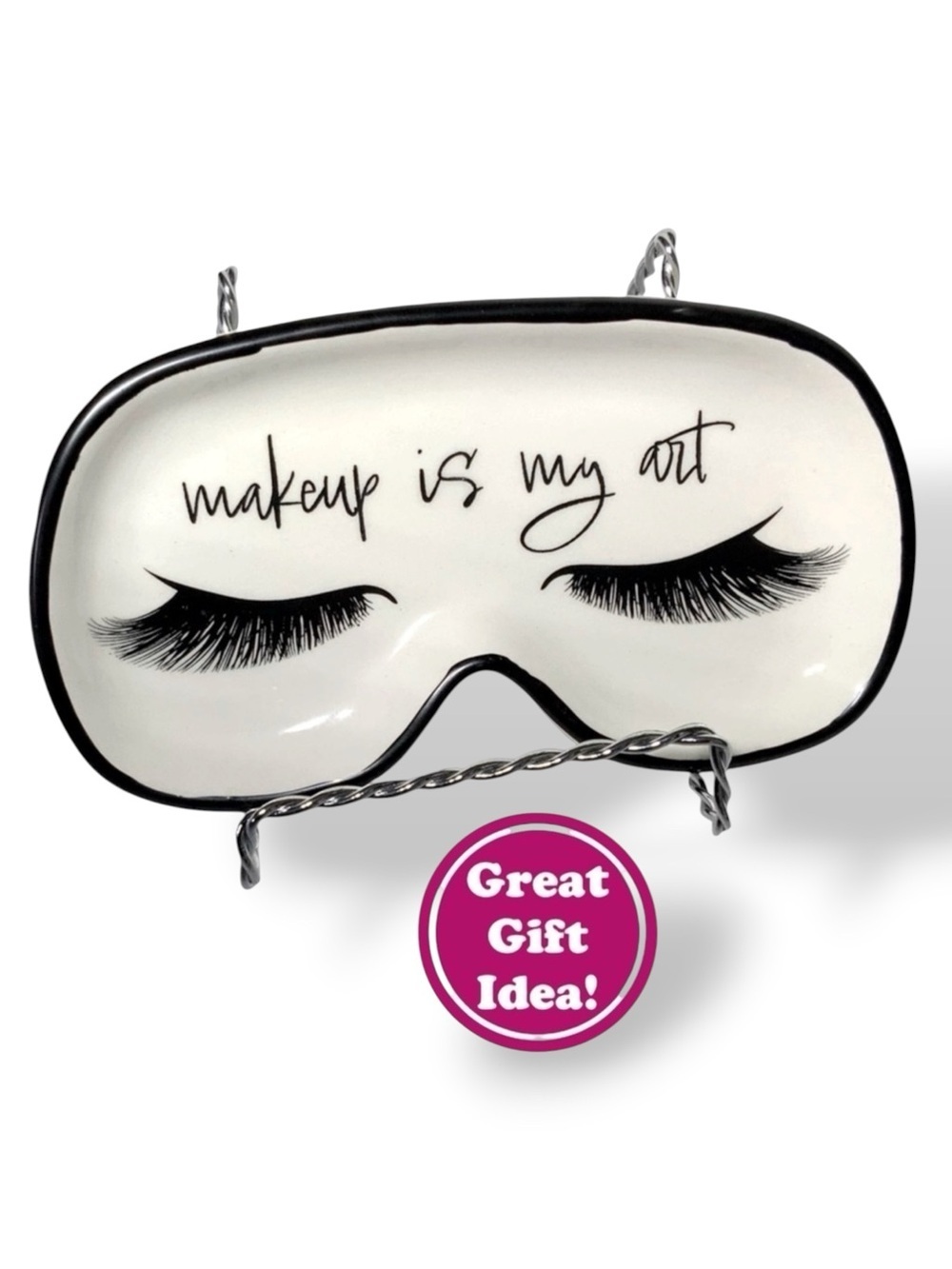 Trinket Tray Multipurpose for Jewelry Eyeglass Makeup Keys This and That Storage